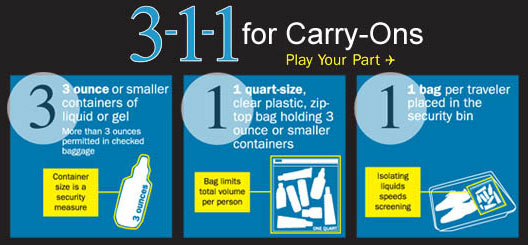 311 rule for liquids in carry-ons
