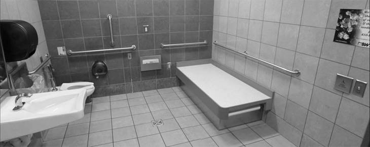 Photo of an Adult Changing Station