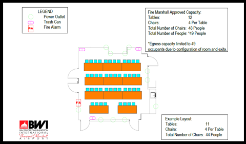 Col. Solomon Harp III Conference Room Floor Plan